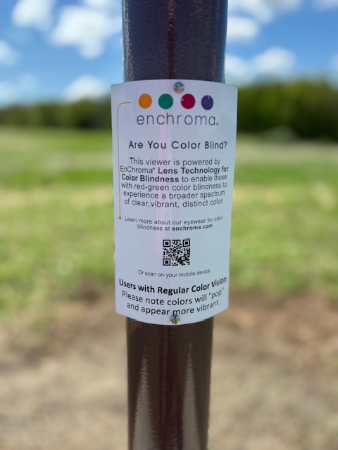 EnChroma Viewfinder information plaque