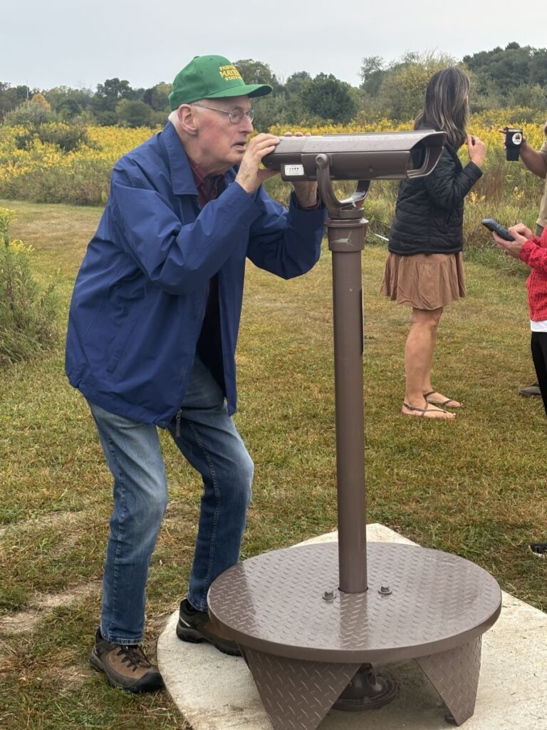 Bill McKnight at the EnChroma Viewfinder Ribbon Cutting 9/13/2025