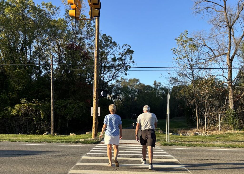 7 Mile Nonmotorized Entrance Crosswalk