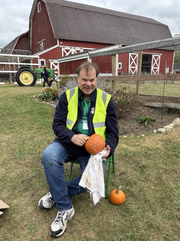 Friends of Maybury volunteers supporting Maybury Farm Fall Fest 2025