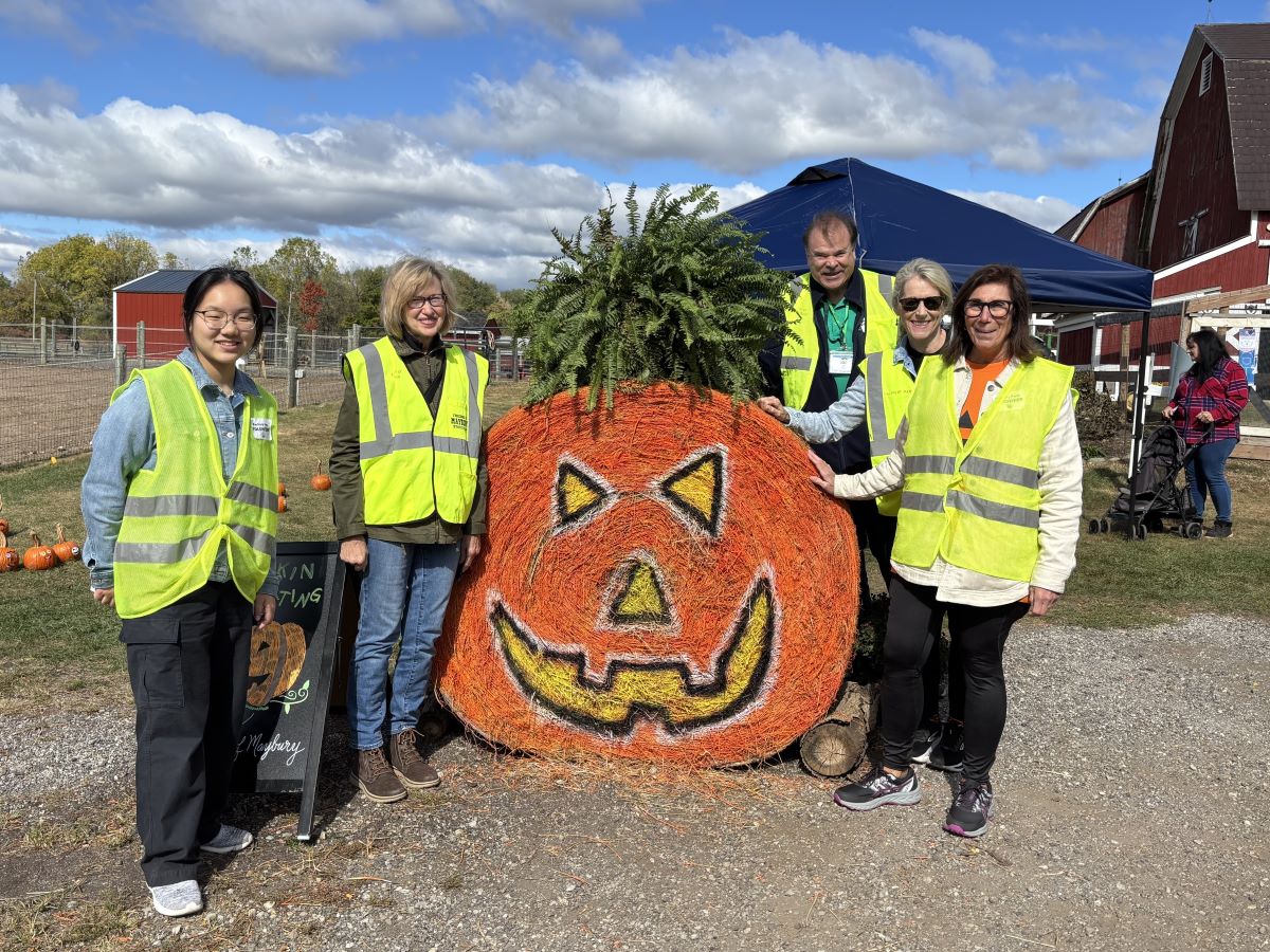 Friends of Maybury volunteers supporting Maybury Farm Fall Fest 2025
