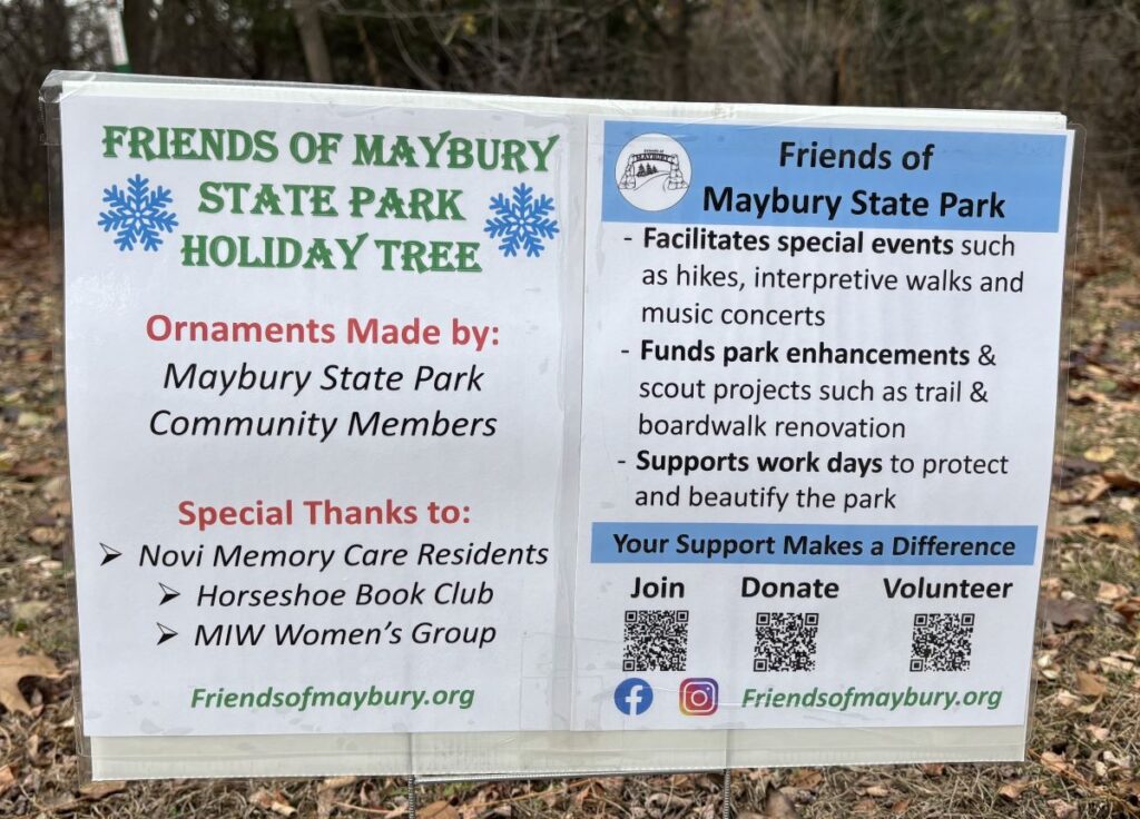 About Maybury Holiday Tree